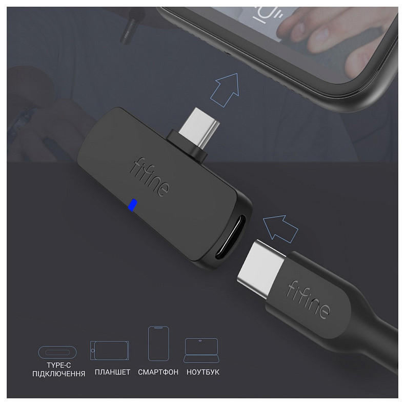 Петличный микрофон Fifine M6