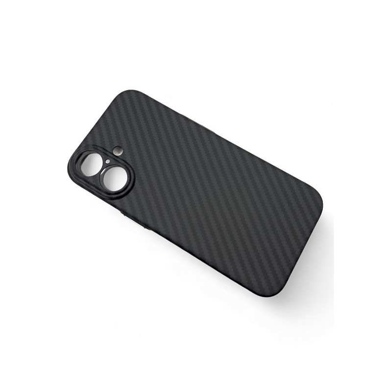 Чeхол-накладка BeCover Carbonite Case MagSafe для Apple iPhone 16 Black (712067)