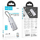 USB-хаб HOCO HB50 Wow 5-in-1 Multi-Function Converter (HDTV+PD+USB 3.0x3) Deep Space Gray