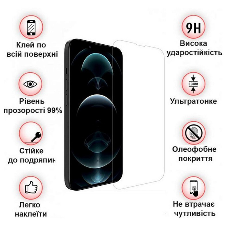 Защитное стекло BeCover для Apple iPhone 14 Plus Crystal Clear Glass 3D (708085)