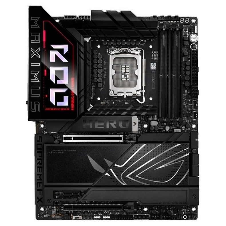 Материнская плата ASUS ROG MAXIMUS Z890 HERO s1851 Z890 4xDDR5 M.2 Thunderbolt HDMI Wi-Fi BT ATX