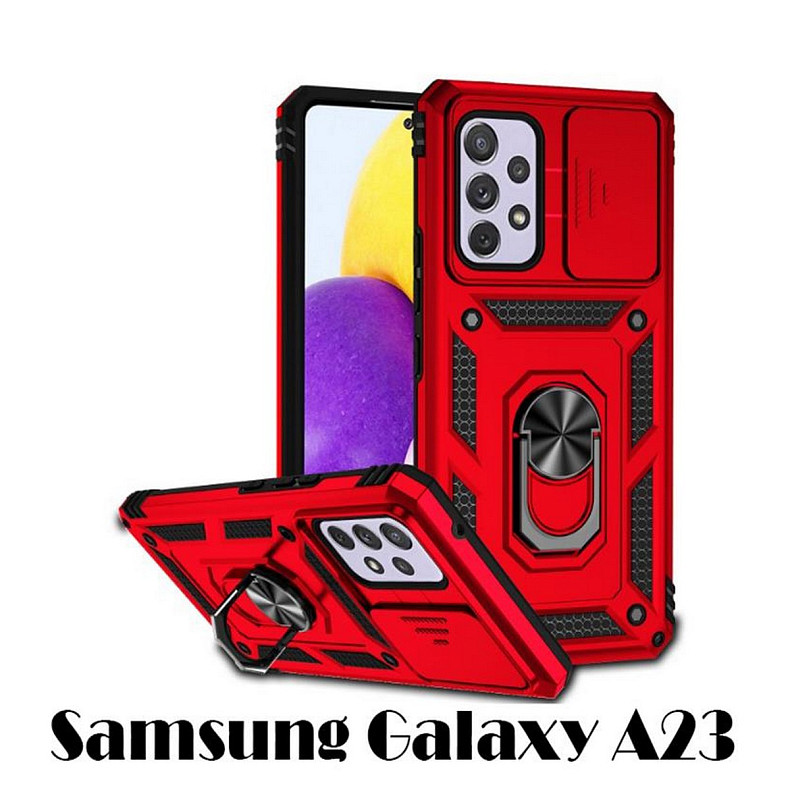 Чeхол-накладка BeCover Military для Samsung Galaxy A23 SM-A235 Red (707375)