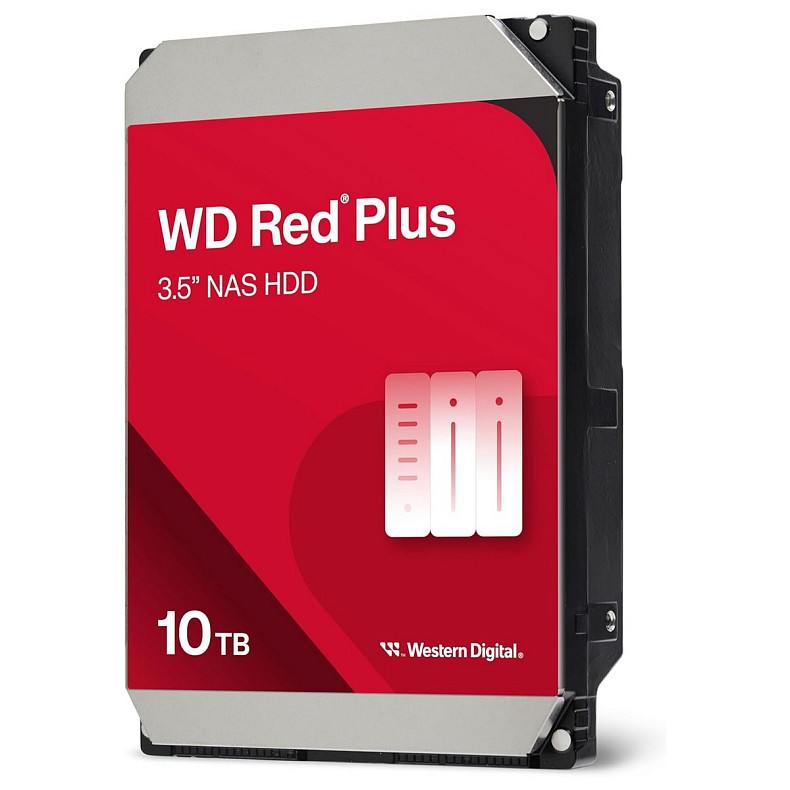 Жорсткий диск WD Red Plus NAS 10TB 3.5" 7200 512MB SATA