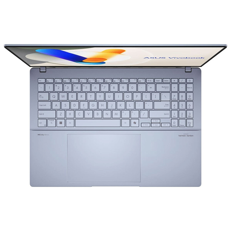 Ноутбук Asus 16_3.2K_OLED/U5-125H/16/512/Intel Arc/DOS/ BL/Mist Blue S5606MA-MX088