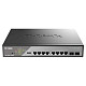 Коммутатор D-Link DSS-200G-10MPP 8xGE PoE, 2xSFP, 242Вт, Неуправляемый