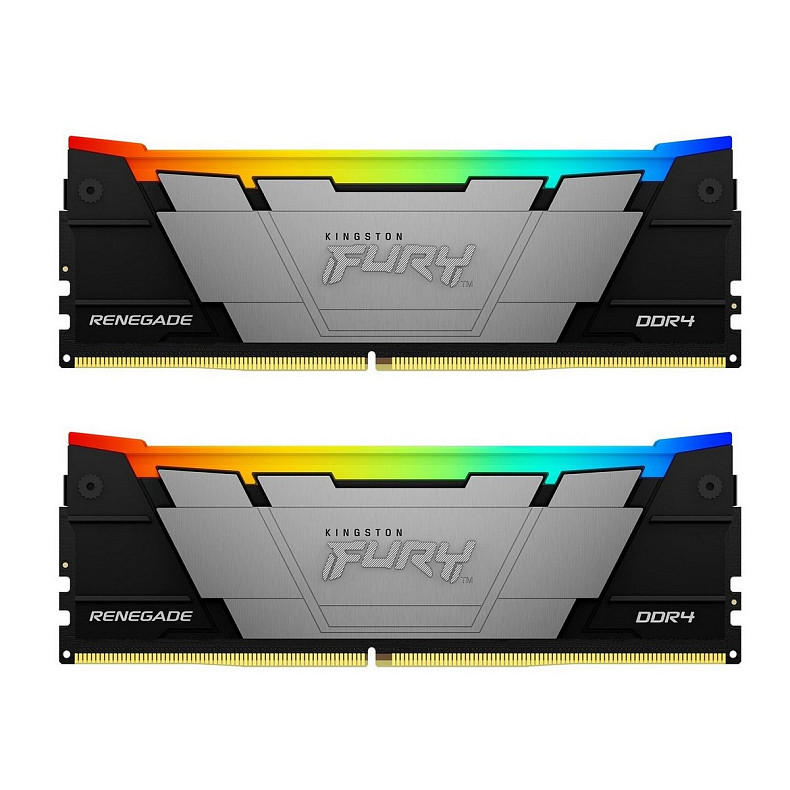 ОЗП Kingston DDR4 64GB KIT (32GBx2) 3200 FURY Renegade RGB