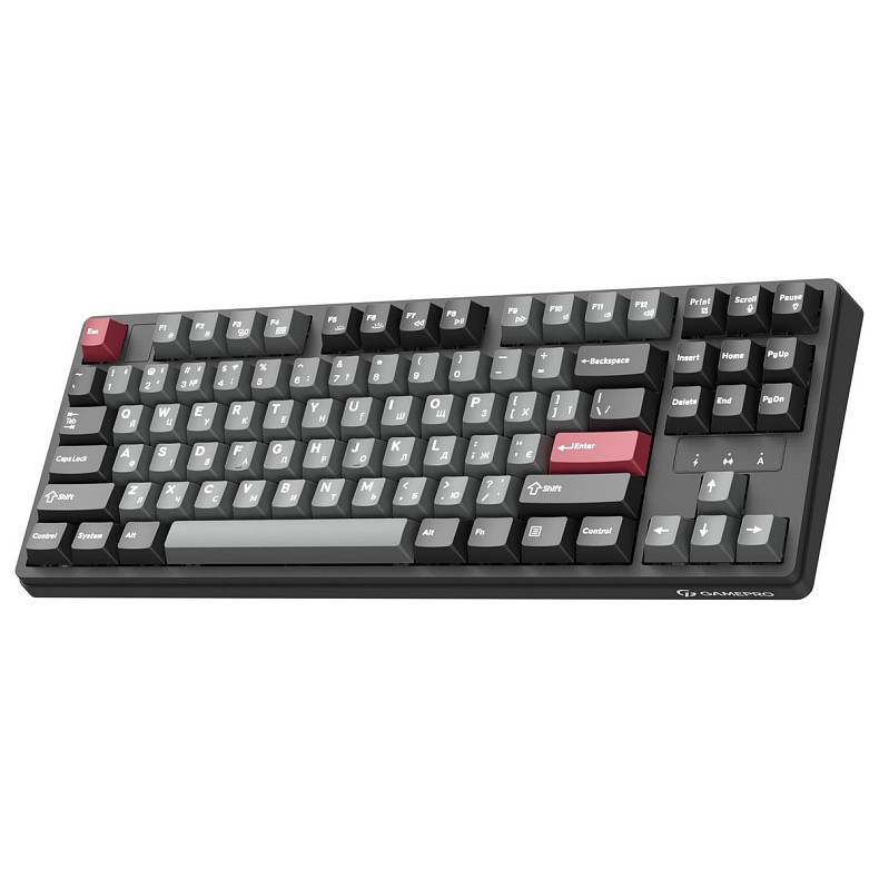 Клавиатура GamePro Asgard Ragnar Keychron Super Red Switch Black (MK285BK)