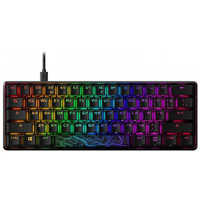 Клавиатура HyperX Alloy Origins 60 Red RGB RU Black USB (4P5N0AA)