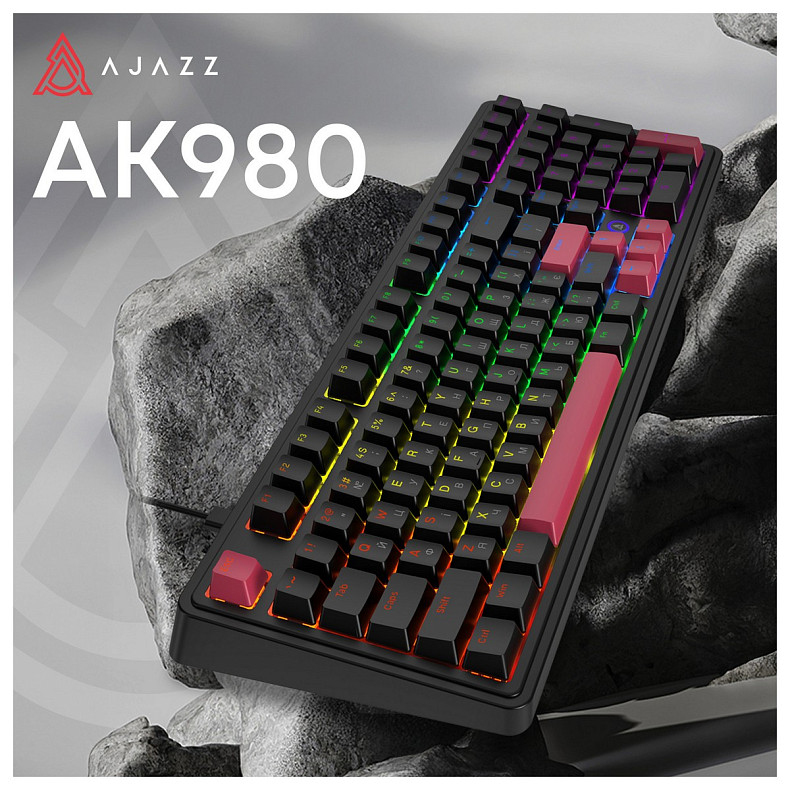 Клавиатура Ajazz AK980 Red Switch Black USB-C (AK980-R-BR)