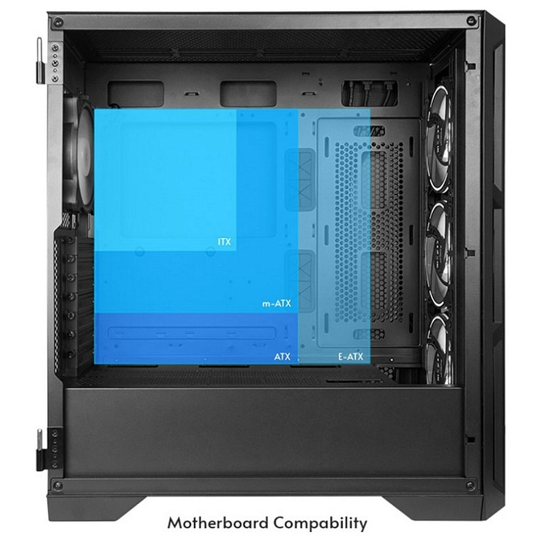 Корпус Chieftec Apex Lumo Black (GA-01B-L-OP) Без БП