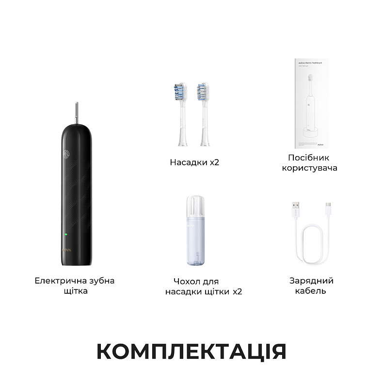 Электрическая зубная щетка MOVA Fresh Black (ATB13A-BK)