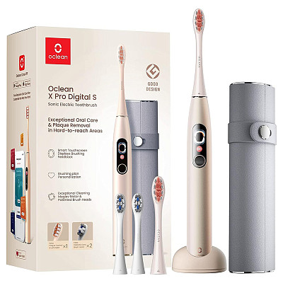 Розумна зубна електрощітка Oclean X Pro Digital Set Electric Toothbrush Champagne Gold