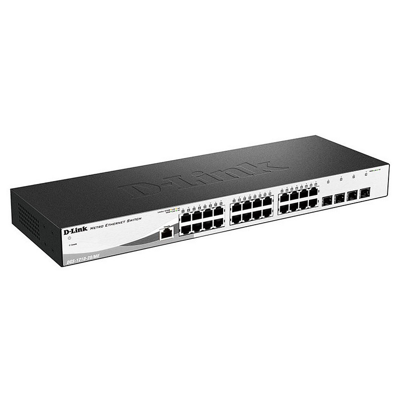 Комутатор D-Link DGS-1210-28/ME/A2 24x1G, 4xSFP, L2