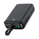 УМБ Acefast 20000mAh 22,5W PD,QC3.0 USB-A+USB-C In/Out,build-in cable M14 Black