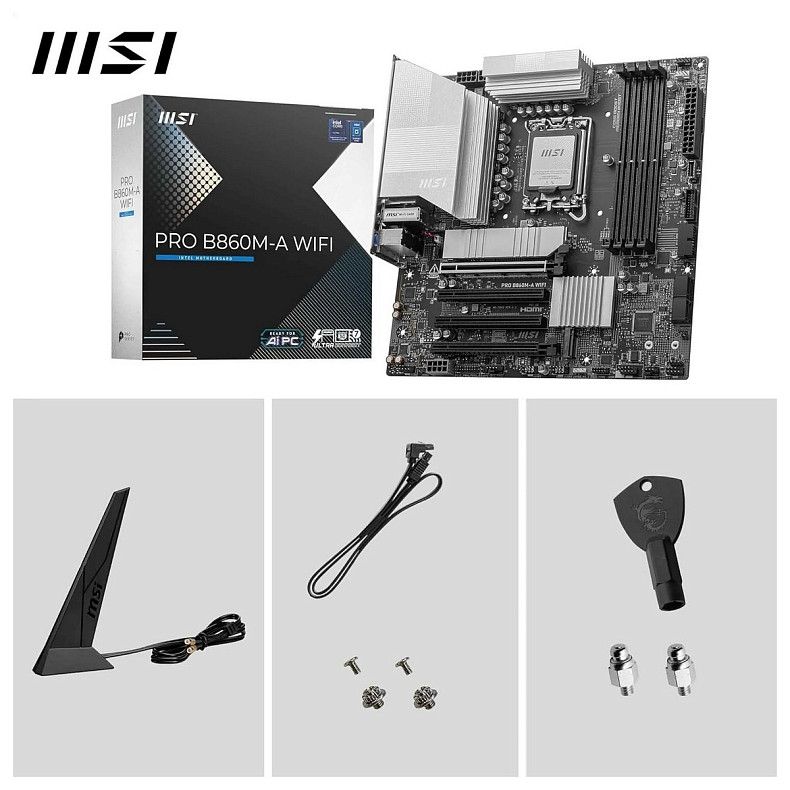 Материнська плата MSI Pro B860M-A WiFi Socket 1851
