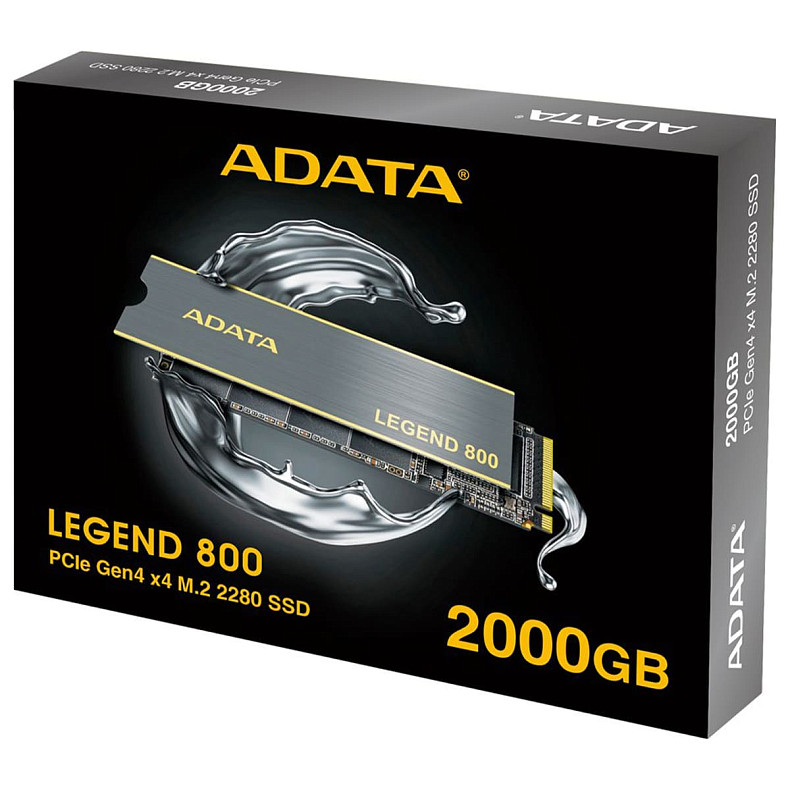 SSD диск ADATA M.2 2TB PCIe 4.0 XPG LEGEND 800 (ALEG-800-2000GCS)