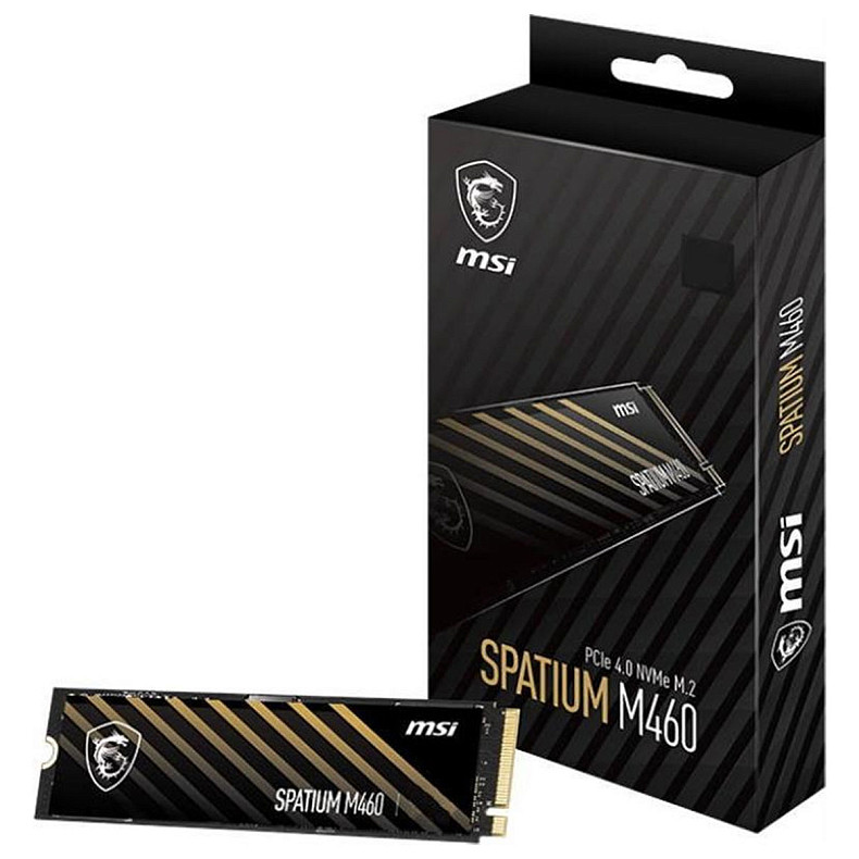 SSD диск MSI Spatium M460 1TB M.2 2280 PCIe 4.0 x4 NVMe 3D NAND TLC (S78-440L930-P83)