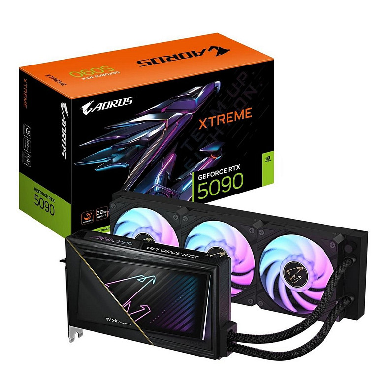 Відеокарта Gigabyte Aorus Xtreme Waterforce RTX 5090 32GB GDDR7 (GV-N5090AORUSX W-32GD)