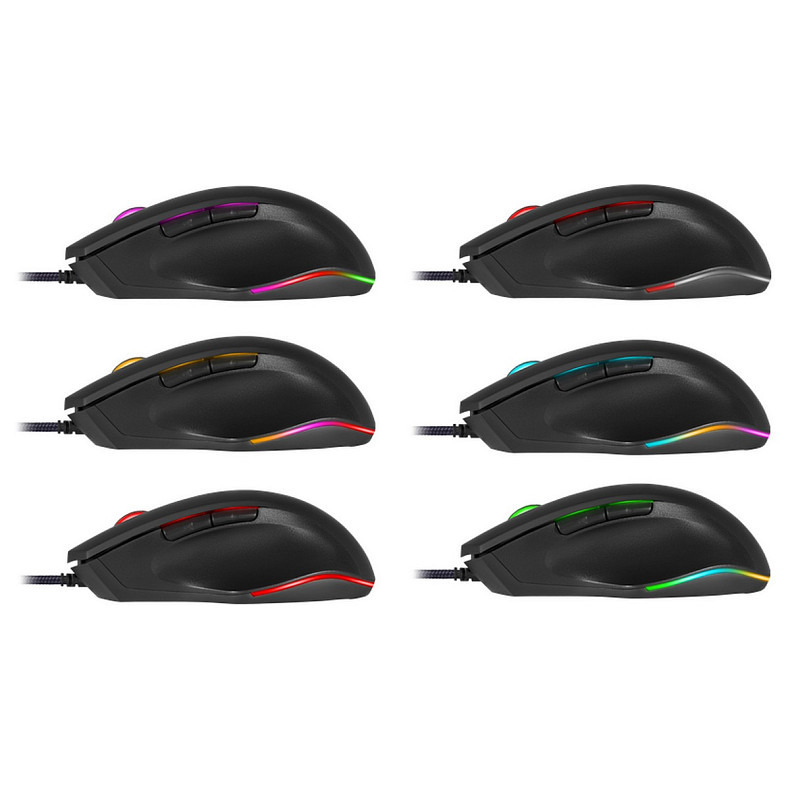 Мышка Defender (52700) Wolverine GM-700L RGB, 7 кнопок, 12800 dpi
