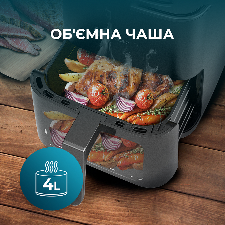 Мультипечь (аэрогриль-фритюрница) CECOTEC Cecofry&Grill Duoheat 4000