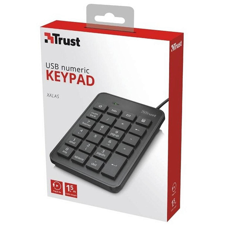 Клавіатура Trust Xalas USB Xalas USB Numeric Keypad