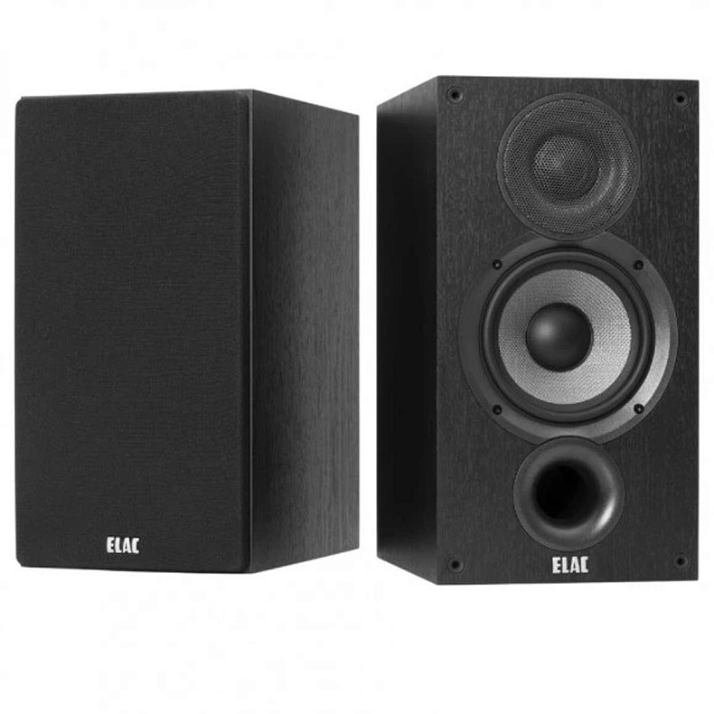 Акустика Elac Debut 2.0 Bookshelf Speakers DB52 Black Brushed Vinyl (1шт)