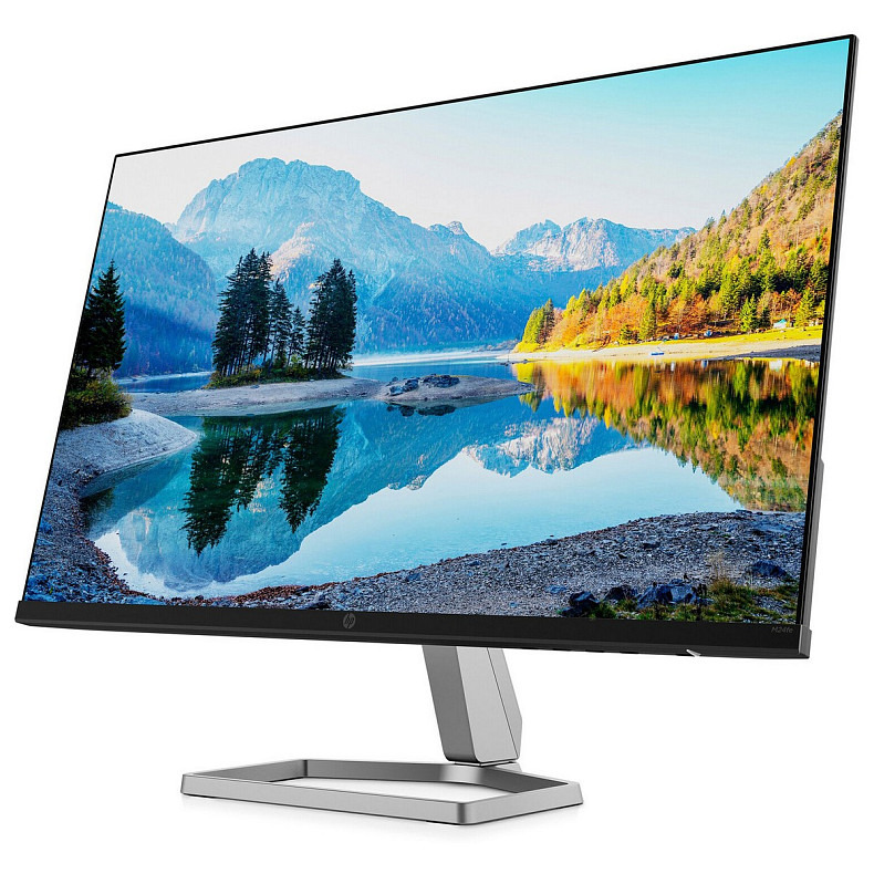 TFT 23.8" HP M24fe, IPS, 75Hz, VGA, HDMI, черно-серебристый