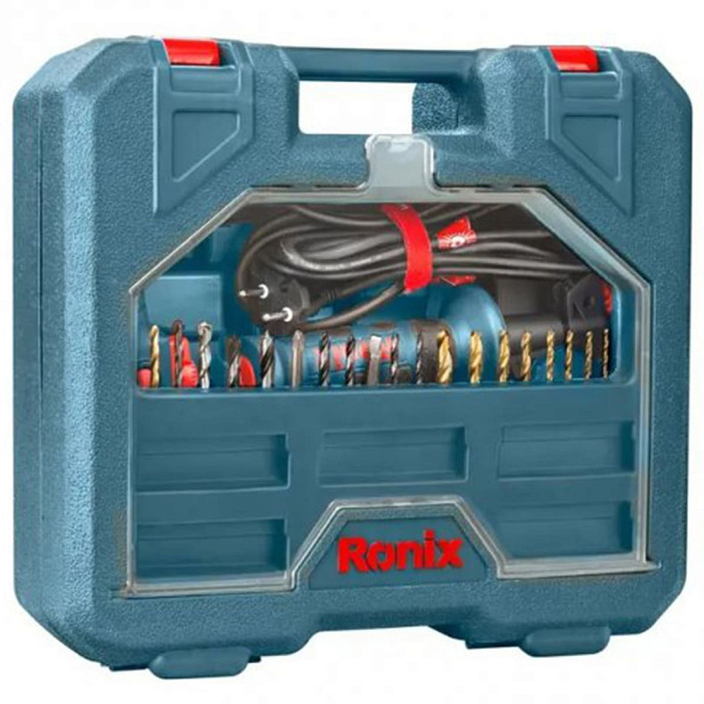 Дрель Ronix ударная 850Вт, набор (2250K)