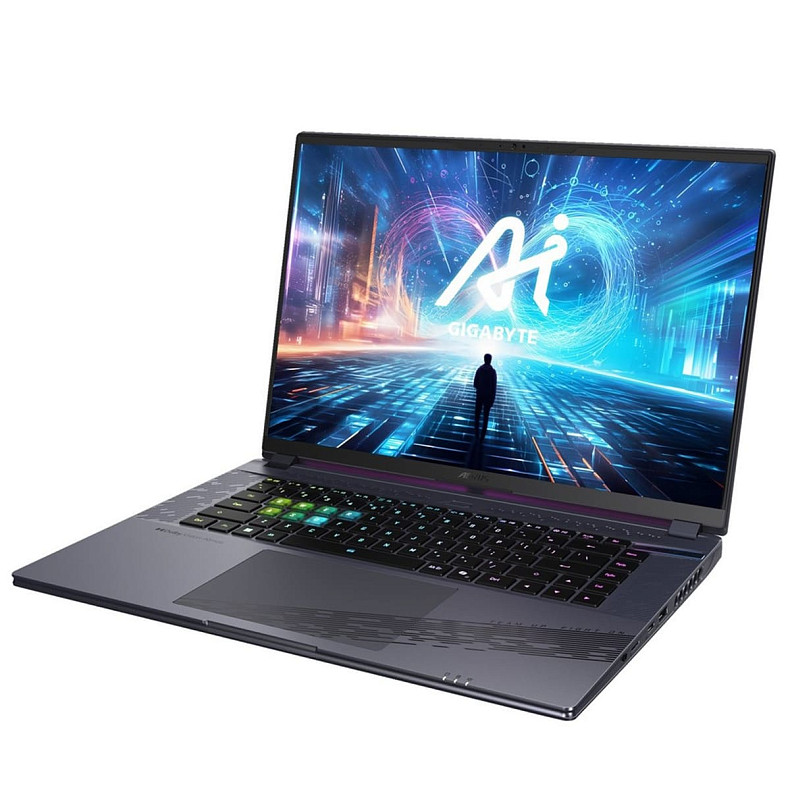 Ноутбук AORUS 16 QHD 165Hz, Intel i9-14900HX, 32GB, F2TB, NVD4070-8, W11, чорний