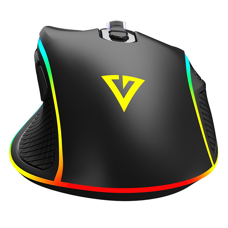 Мышка Modecom Veles Volcano, игровая, 12800dpi., 8кн., RGB, черная