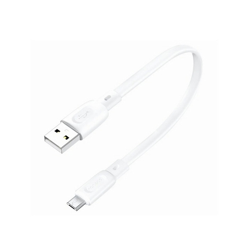 Кабель Foneng X107 USB - micro USB (M/M), 2.1 A, 0.25 м, White (X107-CA-MU)