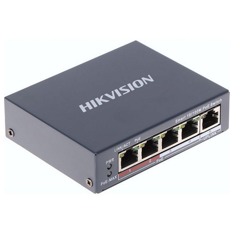 Коммутатор Hikvision DS-3E1105P-EI/V2 POE