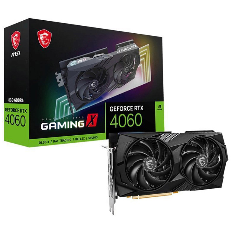 Видеокарта MSI GeForce RTX 4060 8GB GDDR6 GAMING X