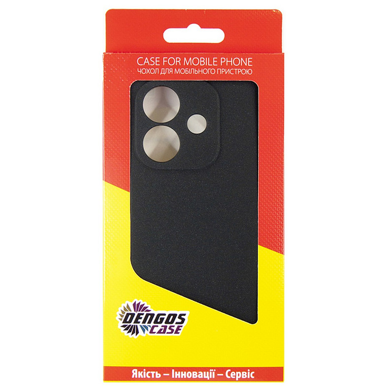 Чeхол-накладка Dengos Carbon для Oppo A3X Black (DG-TPU-CRBN-216)
