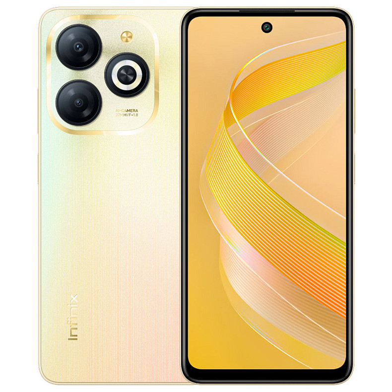 Смартфон Infinix Smart 8 X6525 4/128GB Dual Sim Shiny Gold