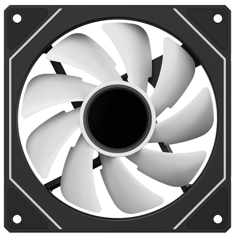 Корпусний вентилятор Ocypus GAMMA F12 BK ARGB REVERSE BLADE 120MM (GAMMA-F12-BK1AM01X-GL)