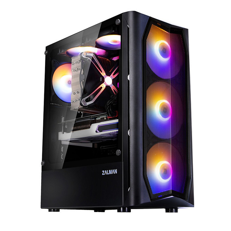 Корпус Zalman N4 Rev.1 з БЖ ZM700-TXII  1xUSB3.0, 2xUSB2.0 3x140мм RGB, 3x120мм RGB VGA 315мм LCS re