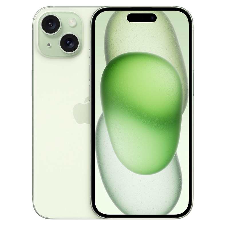 Смартфон Apple iPhone 15 128GB A3090 Green (MTP53RX/A)