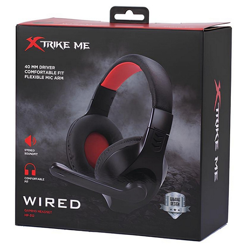Игровая гарнитура Xtrike ME HP-312 Black\Red