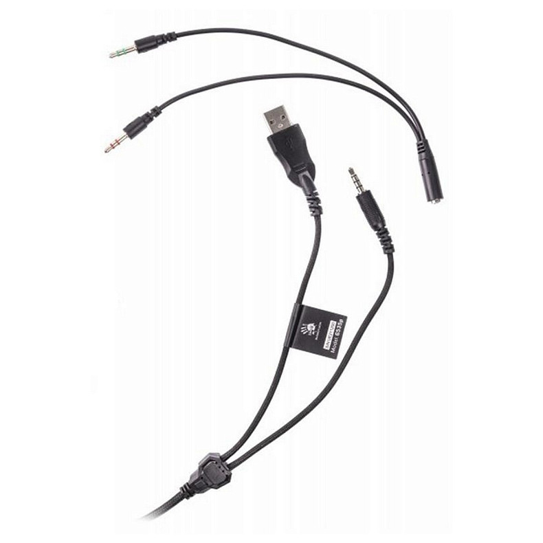 Гарнитура A4Tech Bloody G535P Black+Silver