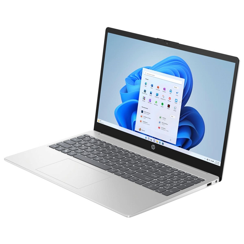 Ноутбук HP 15.6" FHD IPS AG, AMD R7-7730U, 16GB, F512GB, серебристый (9H8T6EA)