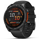 Спортивные часы GARMIN Fenix 8 47mm AMOLED Slate Grey with Black Silicone Band