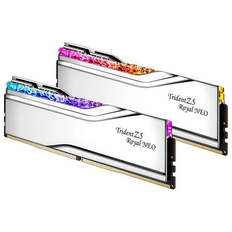 ОЗУ G.Skill Trident Z5 Royal DDR5 2x32GB 6000MHz Silver (F5-6000J2836G32GX2-TR5S)
