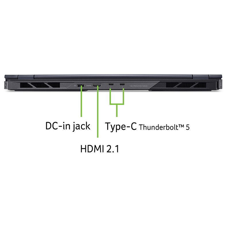 Ноутбук Acer Predator Helios 18 PH18-73 18" WQXGA IPS, Intel U9-275HX, 32GB, F1TB, NVD5080-16, Lin