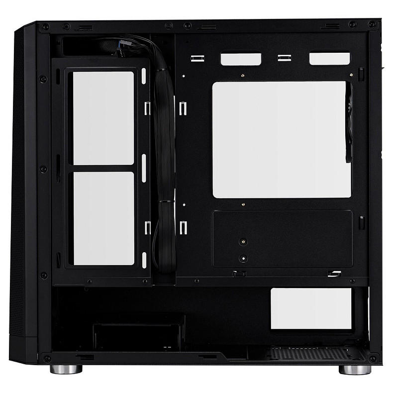 Корпус 1stPlayer FD5-M-BK-4F1 Black без БЖ