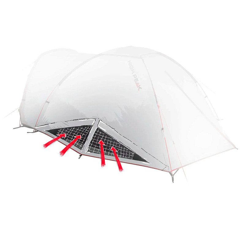 Палатка пятиместная High Peak Tessin 5.1 Deep Forest (10381)