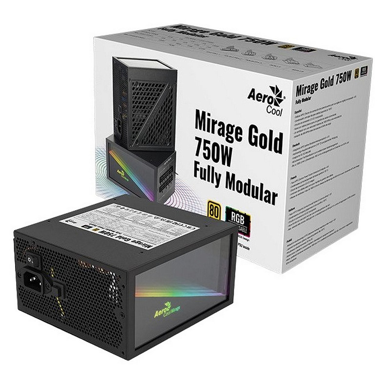 Блок питания AeroCool Mirage Gold 750 Fully Modular (ACPG-MF75FEC.11)