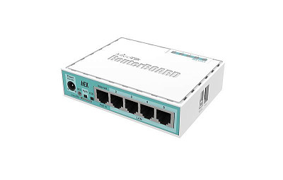 Роутер (маршрутiзатор) Маршрутизатор MIKROTIK RouterBOARD RB750GR3 hEX (880MHz/256Mb, 5х1000Мбит, PoE in)