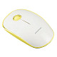Мишка Modecom MC-WM112, бездротова, 3кн., 1600dpi, біло-жовта