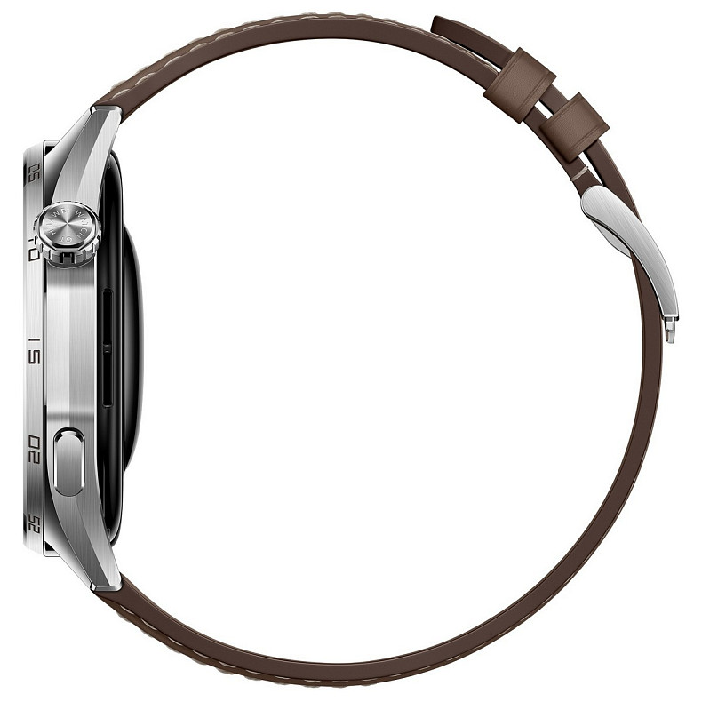Смарт-часы Huawei Watch GT 6 46mm Steel with Brown Composite Leather Strap (55020FTW)